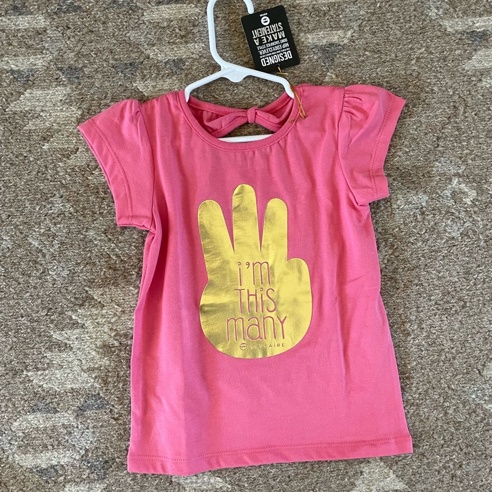 “I’m 3” shirt